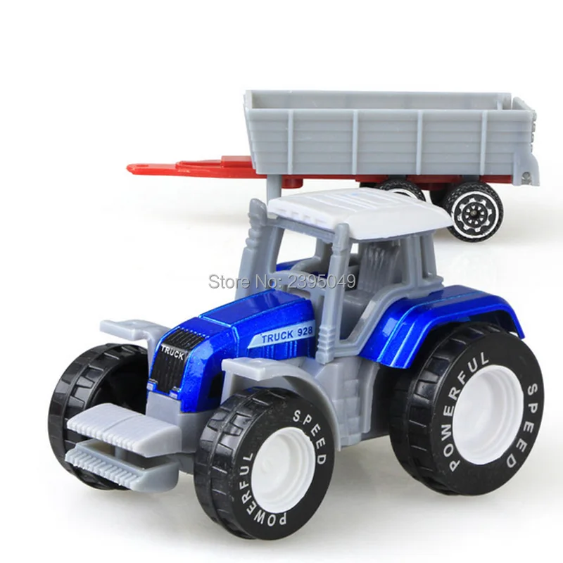 Новинка 4 шт./компл. сплав инженерный автомобиль трактор Игрушечная модель