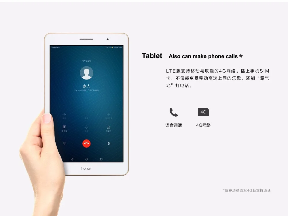 Самая низкая цена, телефон, планшет, ПК, 8 дюймов, HUAWEI Honor Pad 2, Wifi, 4G, 3G, 2G, четырехъядерный процессор, двойная камера, 5,0 МП, хорошее качество, детский код