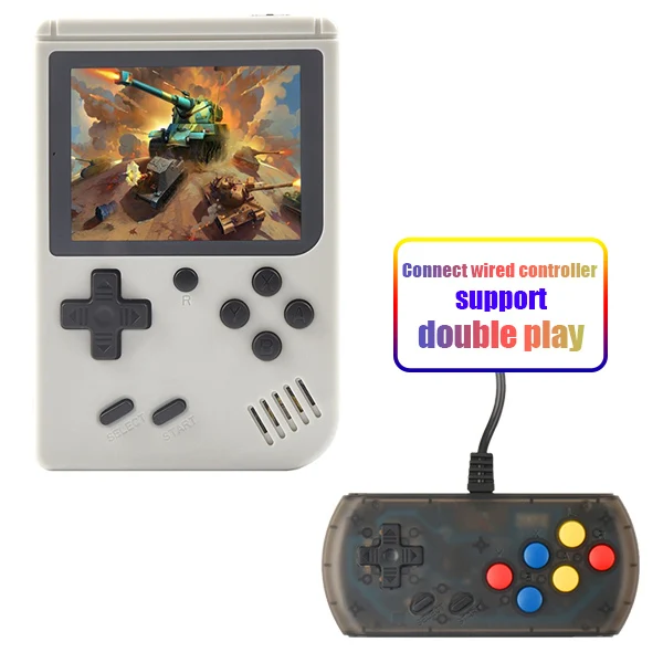 white-G Видео игры Coolbaby RS-6A Ретро Портативный мини портативные игровые консоли Gameboy 8-битный ЖК-дисплей детская Цвет ТВ игровой плеер встроенный 168 игр - Цвет: white-G