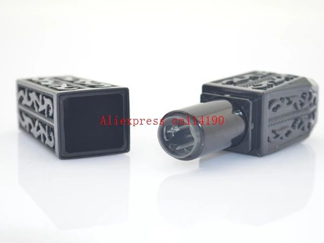 Оптовая продажа 200 шт. 4 г пустые тюбики для помады черный милый Контейнер губной в