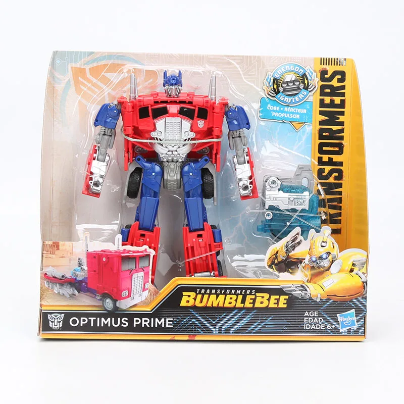 optimus prime 18,5 см Трансформеры игрушки фильм 6 энергетические воспламенители Nitro серии Шмель Оптимус Прайм баррикад фигурка Коллекционная модель - Цвет: optimus prime