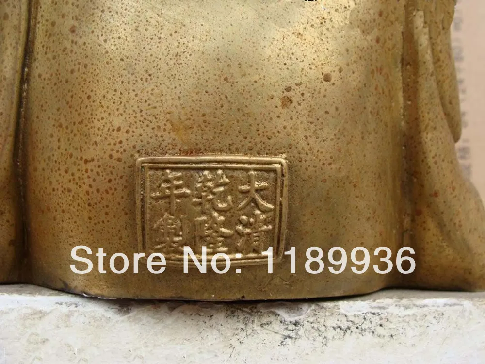 12 &quotТибетский Буддизм в народном стиле храм Медь Бронзовая статуя Будды