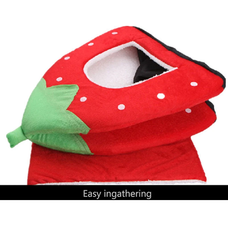 Высокое качество Дом собак Мягкая Клубника кошка кролик Кровать Питомник Doggy