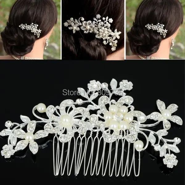 1 шт. Свадебная заколка для волос с жемчугом и кристаллами|pearl hair pins|wedding bridalfashion pins