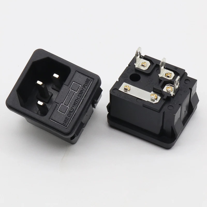 5 x IEC 320 C14 на входе штекер питания Розетки зажим тип w держатель предохранителя