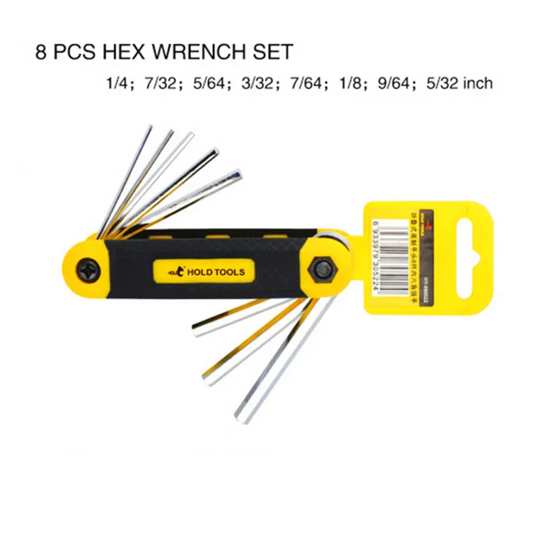 8 в одном складной шестигранный ключ гаечный из хромового ванадиевого сплава