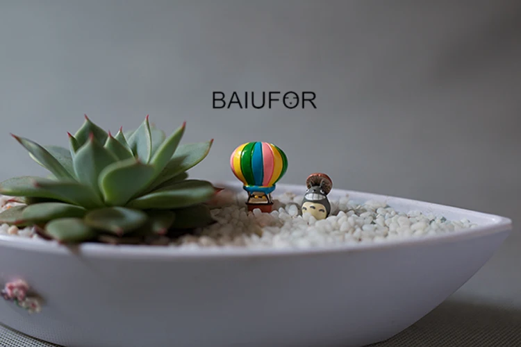 BAIUFOR Miniatures &amp Figurines Hot Air Balloon Scrapbooking Mini Garden Miniature Succulents Plant Decor Terrarium Accessories | Дом и сад