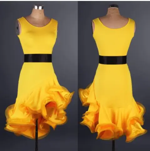 Синий Желтый Красный Черный для взрослых соревнований по латиноамериканским