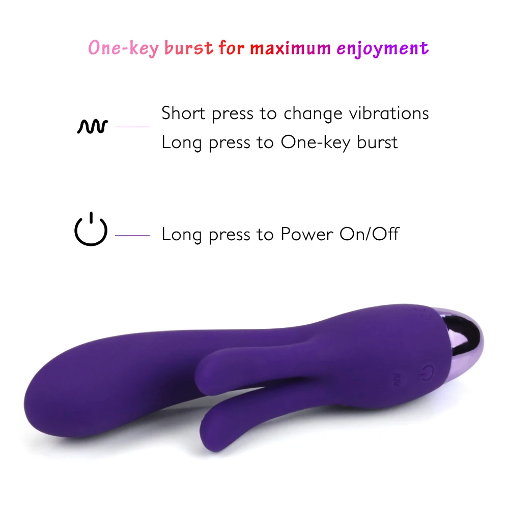 Перезаряжаемый вибрационный Мощный массажер APHRODISIA водонепроницаемый большой