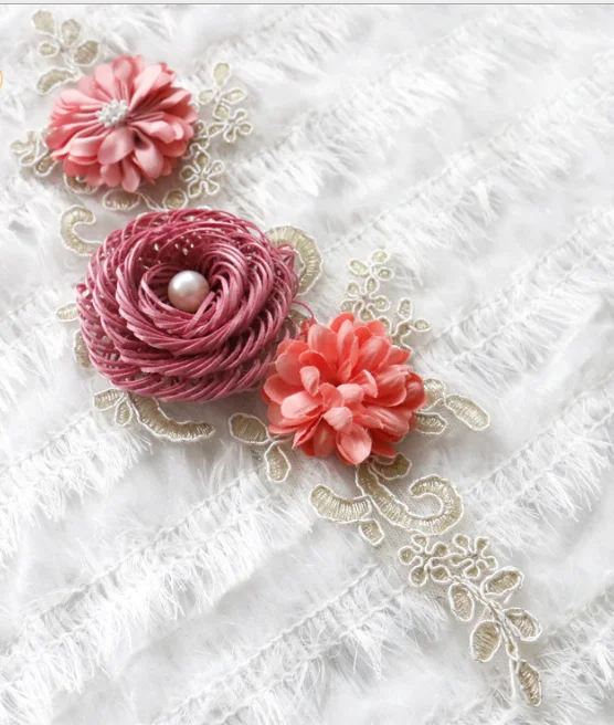 DIY модные очаровательные Горячие новые кружевные нашивки Тюль Свадебная