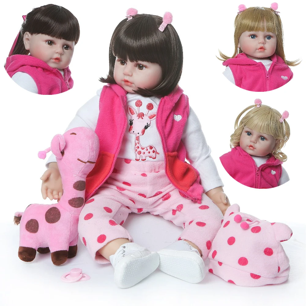 Bebe Кукла реборн 19 &quot48 см Силиконовые Детские куклы новорожденная девочка
