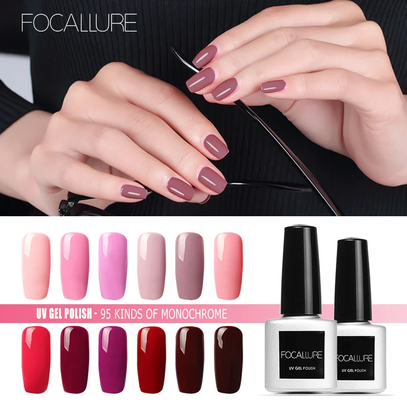 FOCALLURE био Гели Soak off 7 мл Гель лак для ногтей УФ светодиодный Полупостоянный лак|led
