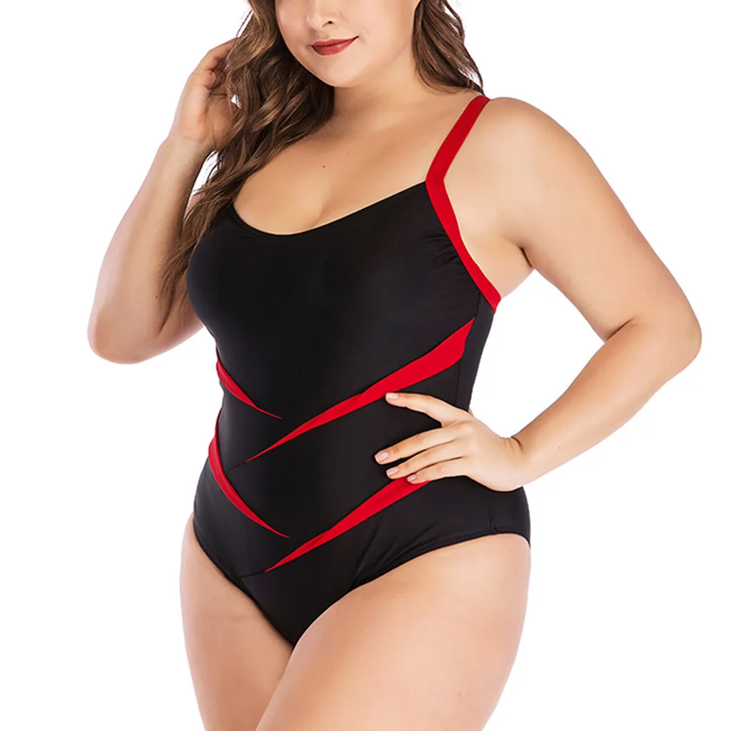 SAGACE танкини размера плюс Женский купальник пляжный бикини черный сексуальный