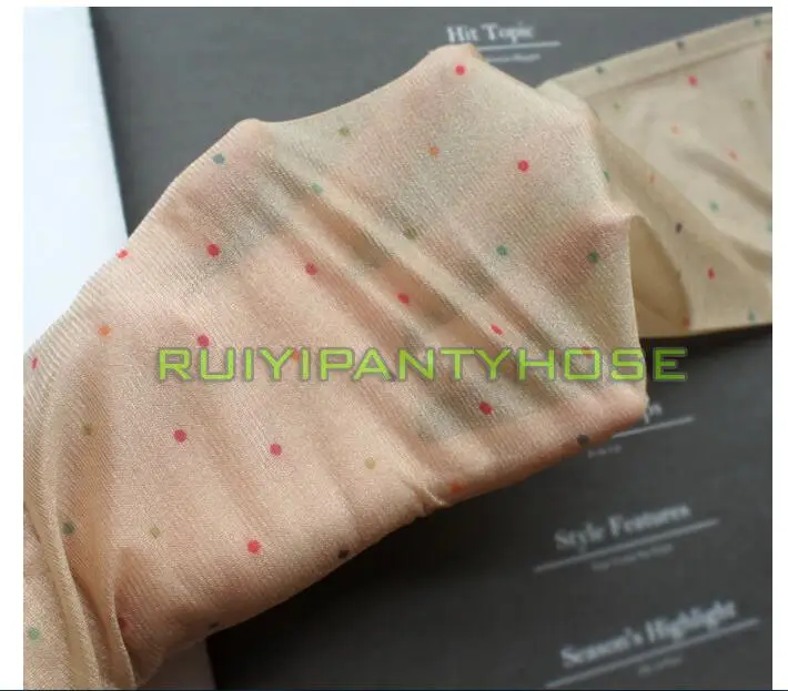 Summer Pantyhose Women Colorful Small Polka Dot Thin Lady Pantyhose Wholesales