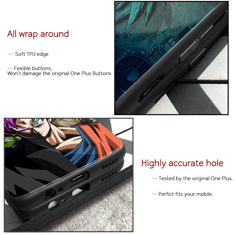 Чехол Finder для OnePlus 7 pro Чехол Dragon Ball Z Son Goku One Plus 7 стеклянная задняя крышка 1+ 6T чехол для телефона оболочка для OnePlus 6t 6 7t