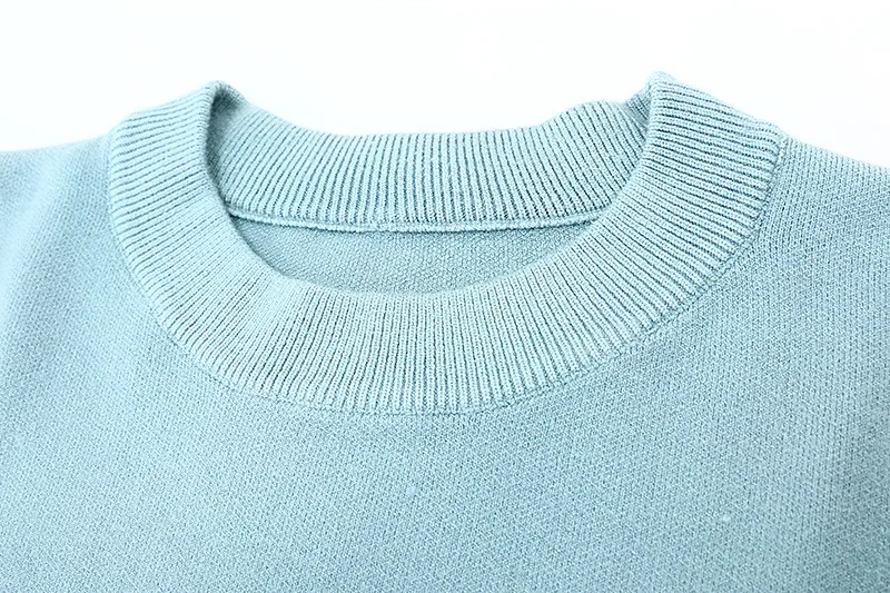 Pull Femme,, зима, осень, большой размер, вязаный кашемировый свитер, женский, рукав-фонарик, базовый, уплотненный, пуловер, C-303