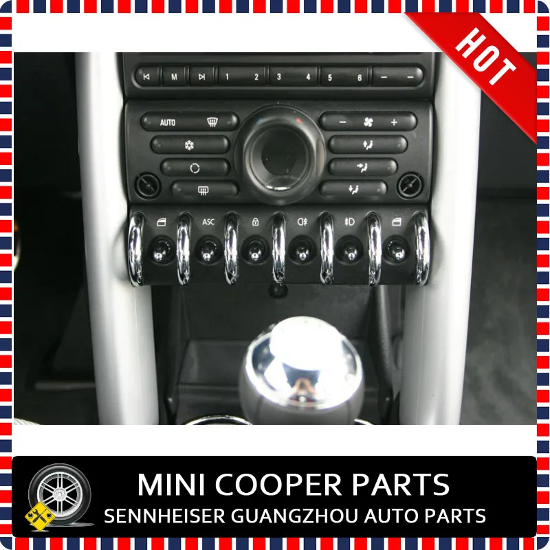 Совершенно новый хромированный внутренний комплект подходит для Mini Cooper R50/2/3 (26