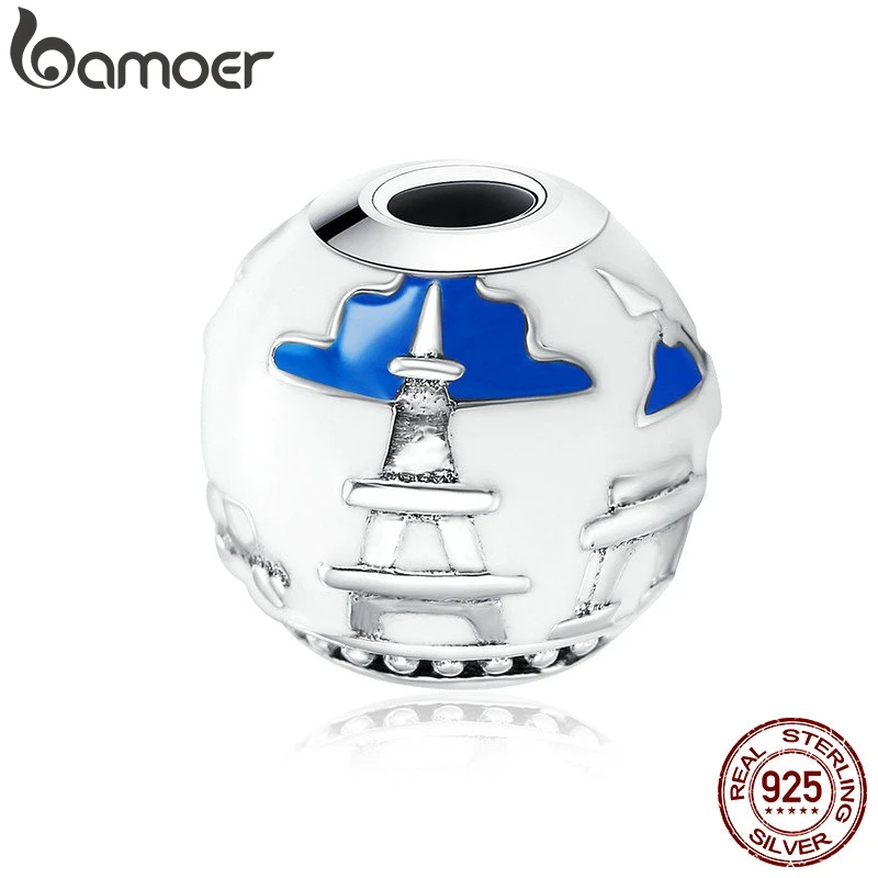 BAMOER подлинные 925 пробы серебряные бусины, интересующие сказочный мир, подходят к оригинальному браслету с подвесками DIY Ювелирные изделия SCC232