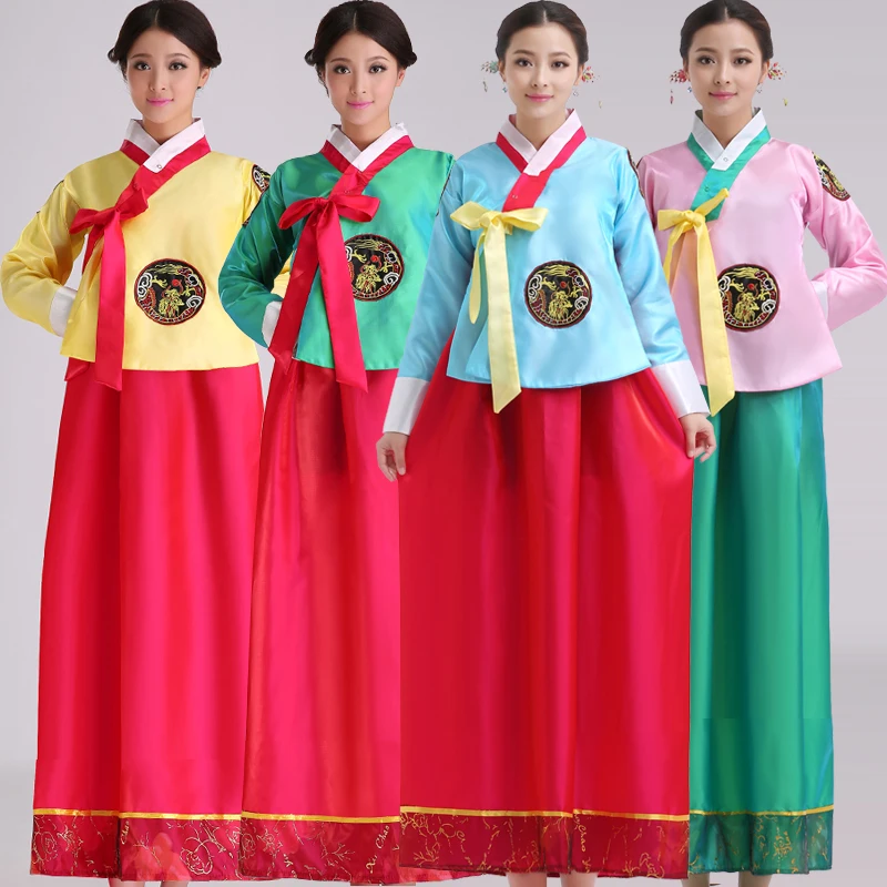 Ограниченная Коллекция 2017 юката женская модель женские костюмы Hanbok корейские