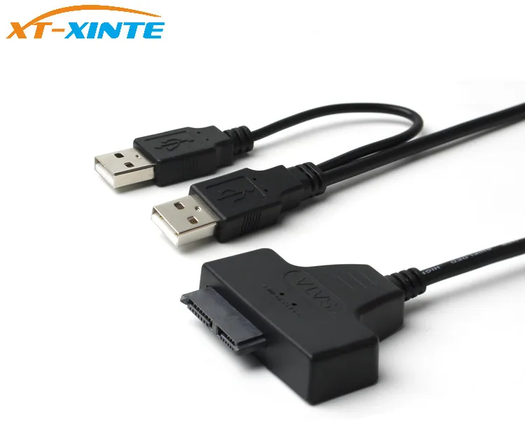 Кабель-адаптер Внешний 7 + 6Pin SATA-USB 2 0 со светодиодным индикатором | Компьютеры и
