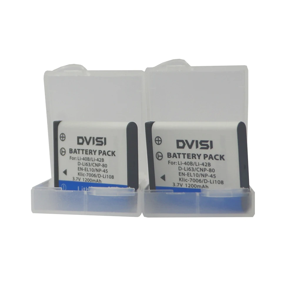 Аккумулятор для фотоаппарата OLYMPUS U700 U710 FE230 FE340 FE290 FE360 U1040 X915 VR320 VR330 2 шт.|Цифровые