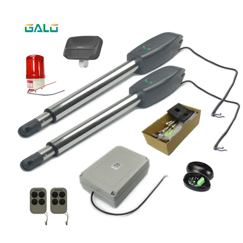 Kit-N IP55 набор стандартов Тяжелая 400 кг на лист двойная Автоматическая электрическая распашная открывалка для домашней автоматизации двери бабочки - Цвет: Kit-N