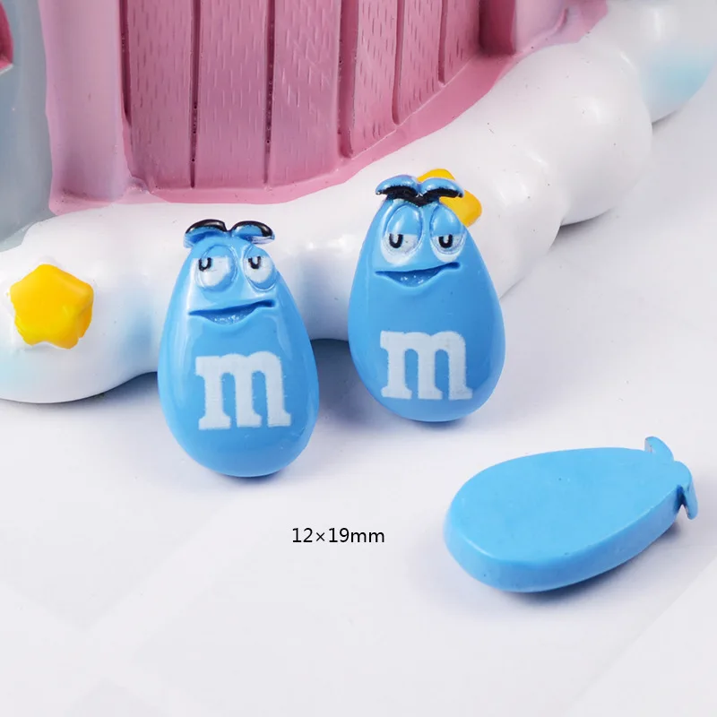 Кавайные кабошоны из смолы M Beans 20 шт./лот для сережек ювелирных изделий еды конфет