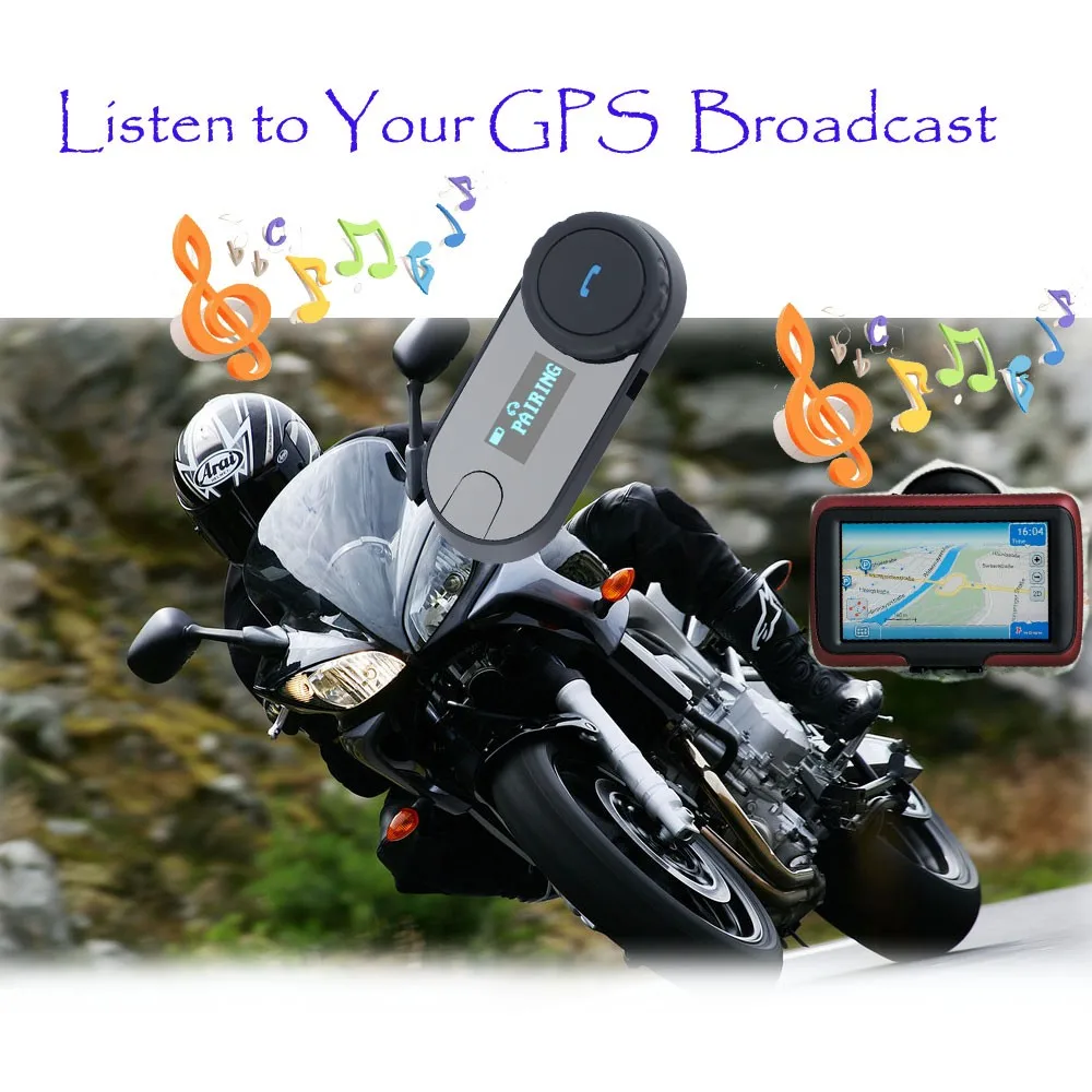 helmet headset wireless motorcycle intercom system 2pcs LCD Screen FM TCOMSC HIFI Sound Direct Talk DSP Full Duplex interphone | Автомобили
