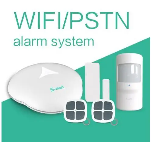 433 МГц Wi-Fi/PSTN система сигнализации поддержка пульта дистанционного управления