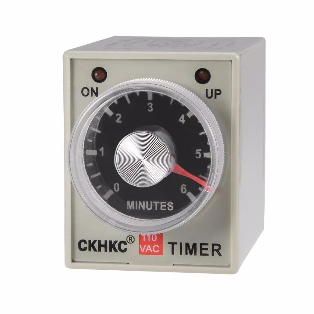 AC110V 220V DC12V DC24V 6M 8 терминалов Диапазон регулируемый таймер задержки Реле времени