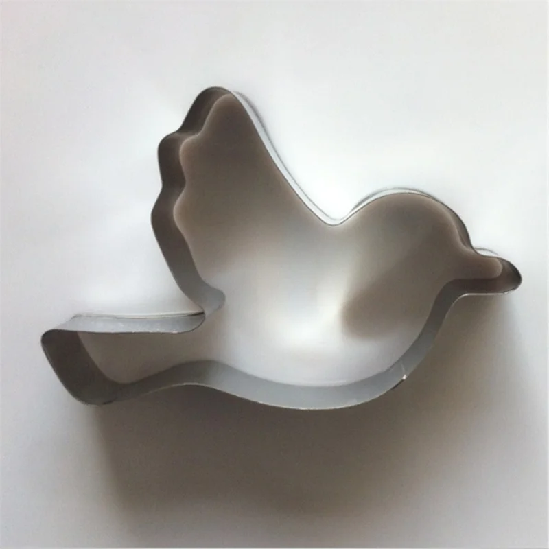 1 piece 3d cute kitchen supplies bird shape stainless steel cookie cutter mold biscuit accessories cake decorating tools | Дом и сад