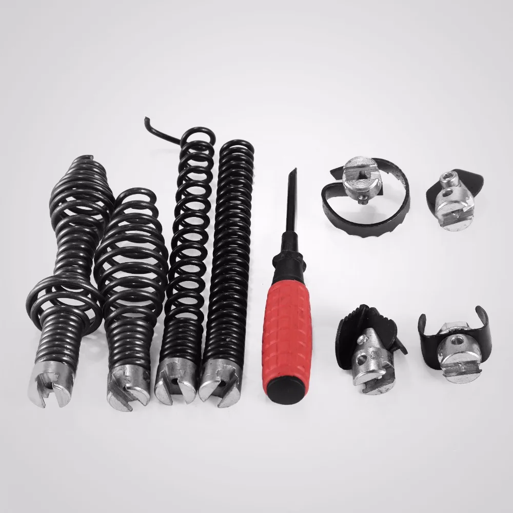 

Discounts for 3/4"-4"Dia Sectional Pipe Drain Cleaner Cleaning Machine Electric Snake Sewer