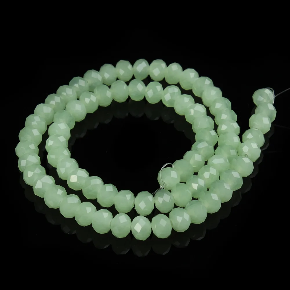 2 нити/лот 4/6/8 мм граненые имитация создан кристалл свободные Rondelle каменные
