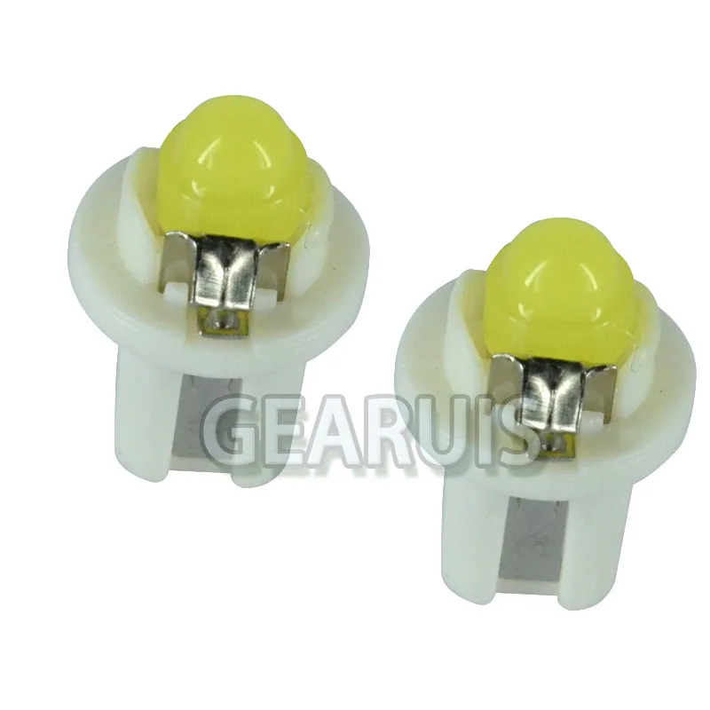 100 шт. Nova T5 B8.5D LEVOU B8.5 Redondo 3D Brilhante 1 светодиод 1SMD Автомобильные инструменты