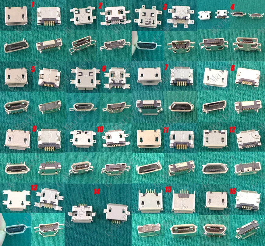 320 шт. порт для зарядки mini micro usb разъем jack 5 pin Разъем b Женский V8 nokia huawei lenovo ZTE pcb dock