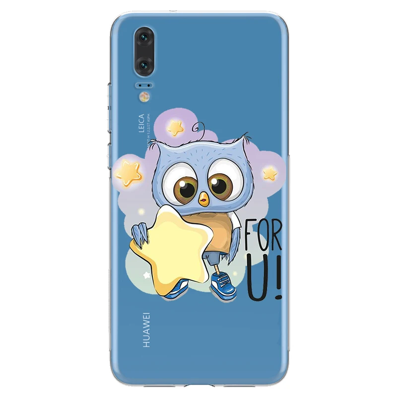 Чехол ciciber с милым животным совом для huawei P30 P20 P10 P9 P8 Lite Pro Plus P smart, чехлы для телефонов из мягкого ТПУ