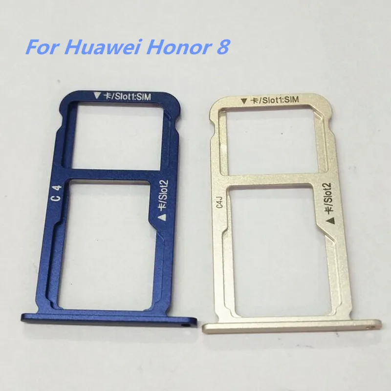 Оптовая цена 50 шт./лот для Huawei Honor 8 запасные части OEM держатель слота карт с двумя