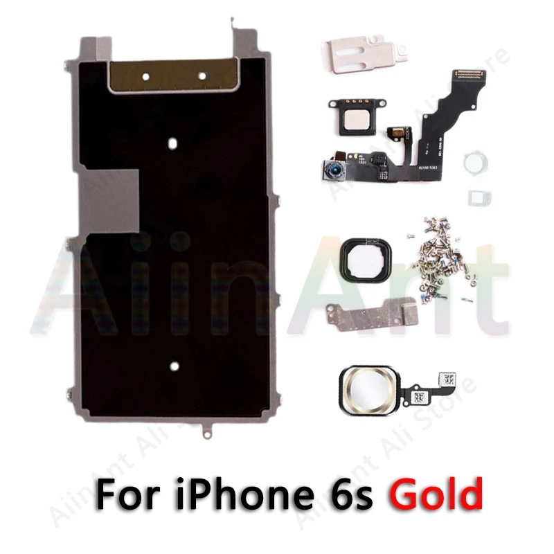 ЖК дисплей для iPhone 5 6 6s Plus маленькие металлические детали защитная крышка Ушная