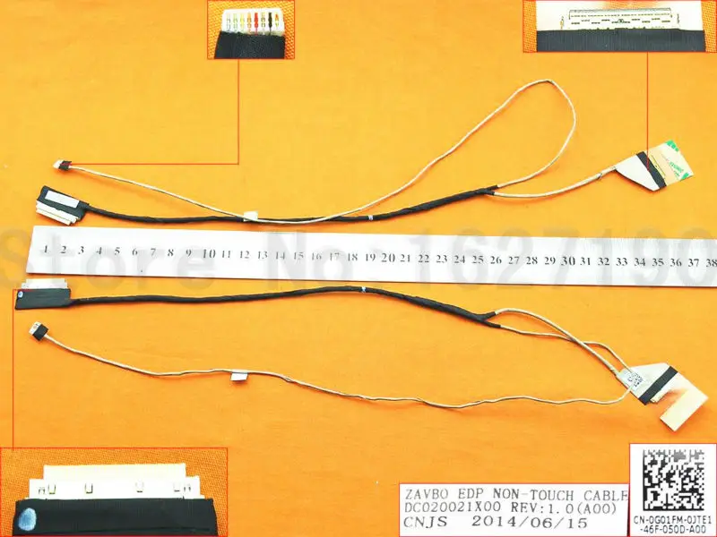 

Новый ноутбук кабель для DELL 14-5000 5442 5447 5448 30Pin P/N DC020021X00 Ноутбук LCD LVDS кабель