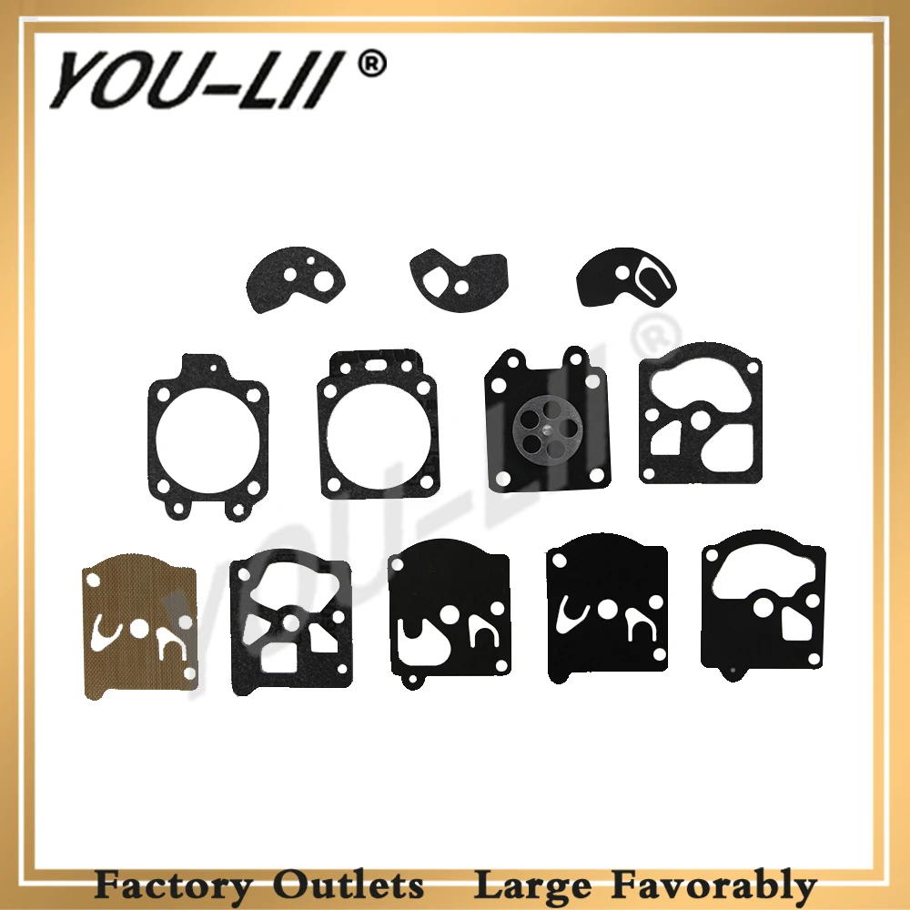 YOU-LII Kits For Walbro K10-WAT D10-WAT Compatible Rebuild Kit WA &amp WT Carb Echo 123100-16330 | Автомобили и мотоциклы