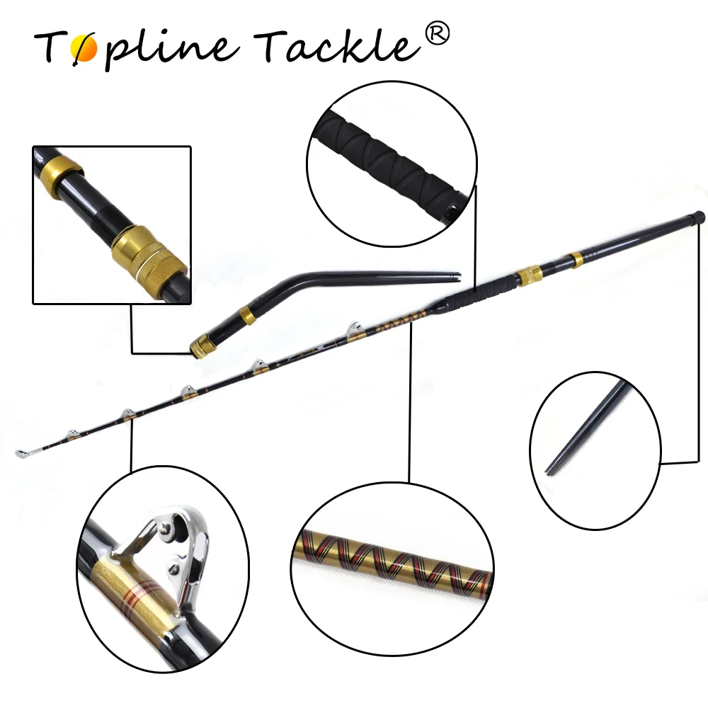 Topline снасти Троллинг стержень телескопическое литье джиггинг большой игровой fly