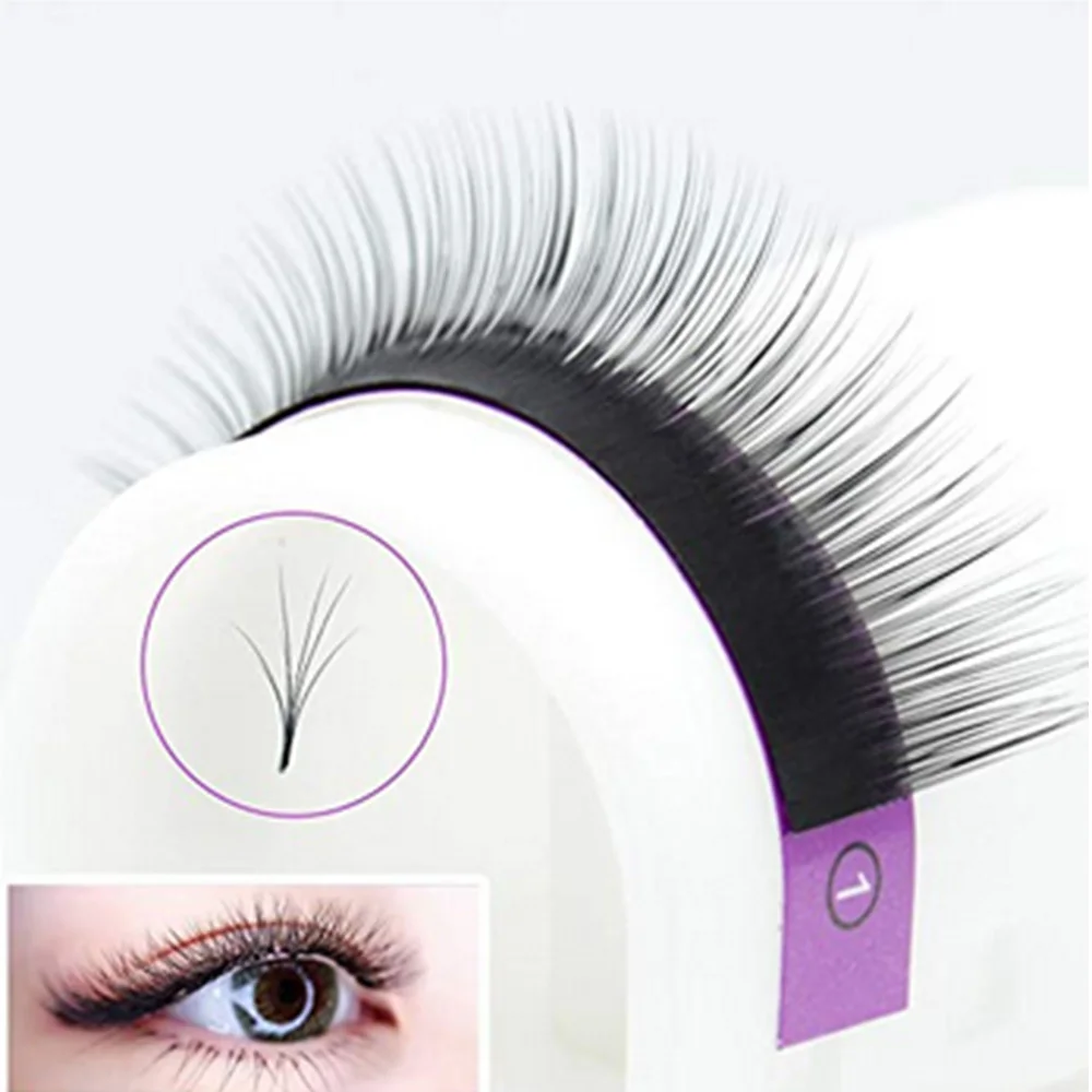 

New material 12 rows Volume Eyelash Extensions Mixed Length Camellia Eyelash Pandora Eyelashes Easy Volume