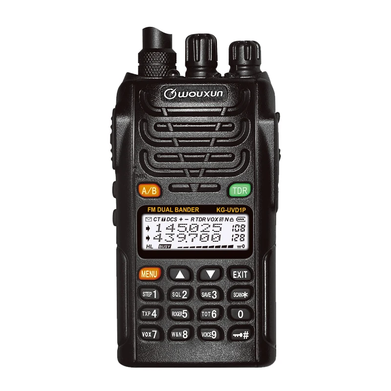 Новый WOUXUN KG-UVD1P 50-54 и 136-174 мГц 2 м/6 м двухстороннее Радио multi шаг частоты черный |