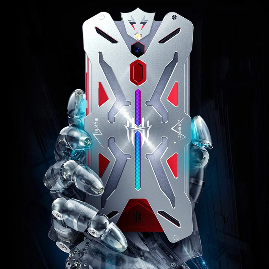Zimon для ZTE Nubia Red Magic Mars Game чехол телефона противоударный металлический алюминиевый