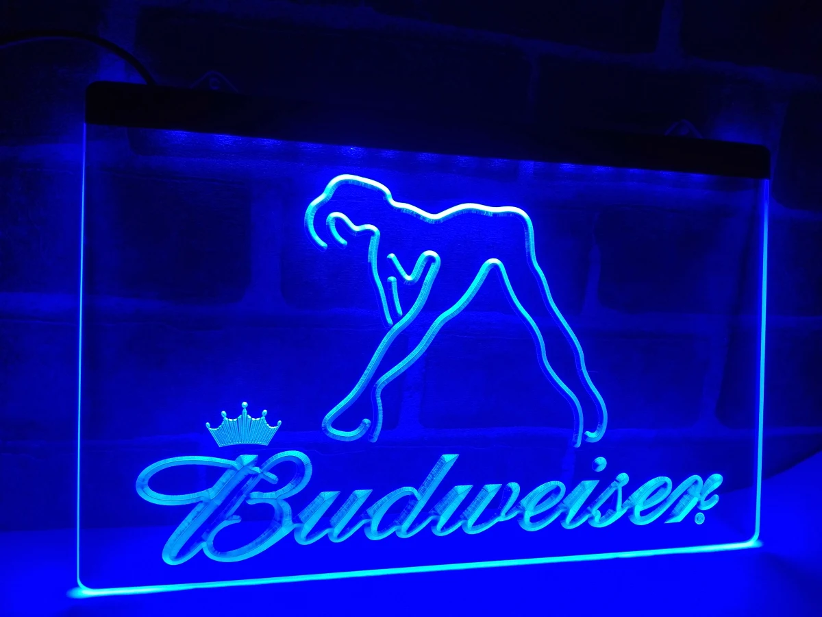 LA627 Budweiser пикантные танцор бар счастливые часы неоновая вывеска для организаций и