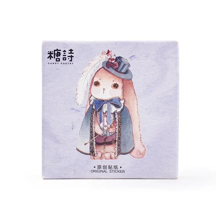Декоративные Канцелярские наклейки Magic Alice rabbit скрапбукинг дневник альбом