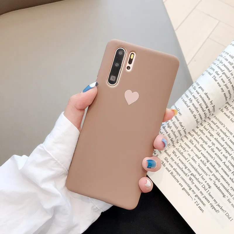 SoCouple Мягкий ТПУ чехол для телефона для huawei P20 P30 Pro P10 плюс Коврики 20 10 30 Pro Honor 10 10i 20 8X 9X Nova 3 3i Карамельный цвет чехол