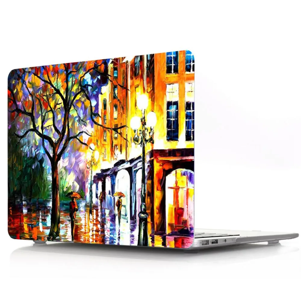 Кисть масляной живописи уникальные модные чехол для ноутбука печати Macbook Air 11 13