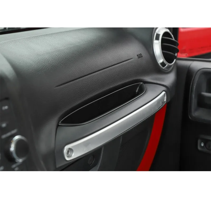 Для Jeep Wrangler JK 2007- автомобильное ПАССАЖИРСКОЕ СИДЕНЬЕ дверная ручка подлокотник коробка для хранения держатель Контейнер