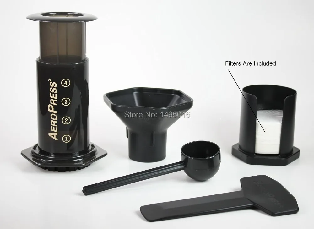 Прибытие америка AeroPress ( четвертое поколение ) с 350 бумага фильтр кофе и машина для